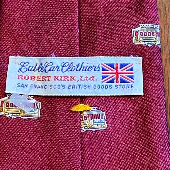 Cable Car Clothiers Robert Kirk Ltd. Cable Car Necktie - Picture 4 of 8